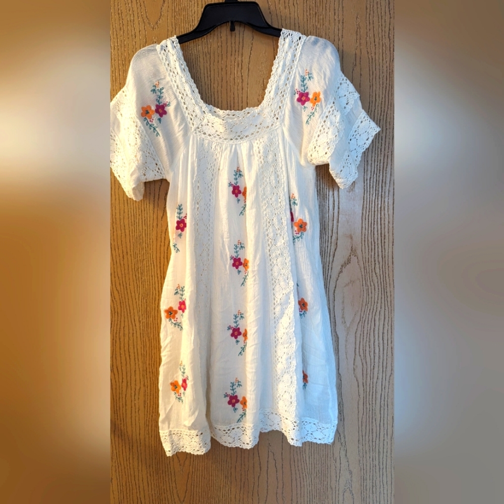 Aura Embroidery flower SZ dress